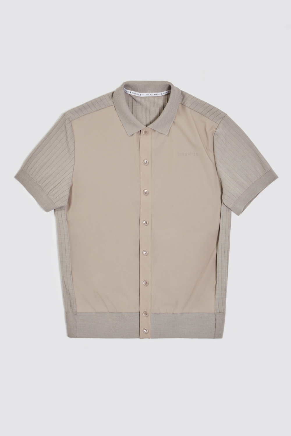 半袖Tシャツ クリーム 商品カラー画像-S1L10