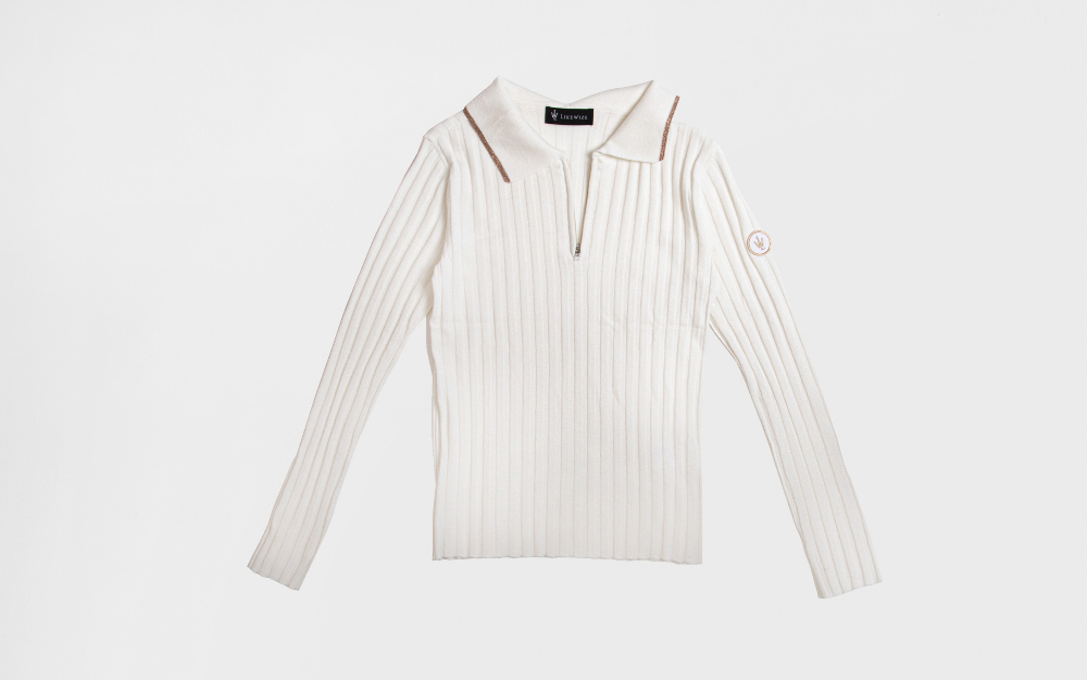 長袖Tシャツ ホワイト 商品カラー画像-S23L1