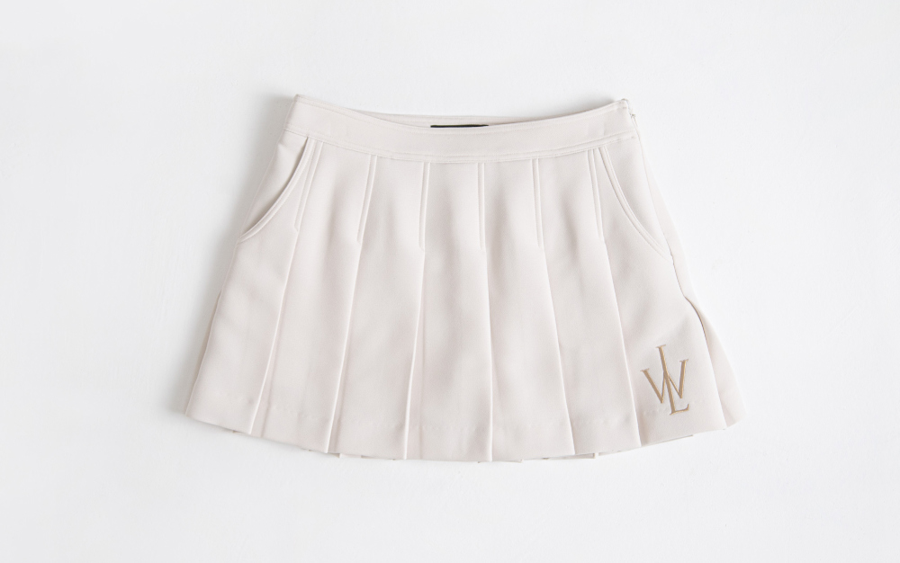 ミニスカート ホワイト 商品カラー画像-S3L2