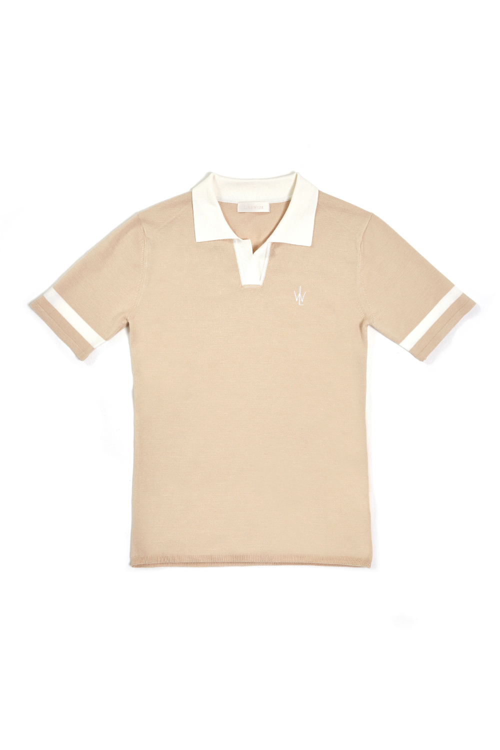半袖Tシャツ クリーム 商品カラー画像-S1L11